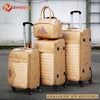ASD PU Leather Luggage | Soft Shell Trolley Bag | 4 Pcs Full Set 7