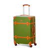 24 Inch Green Colour Corner Guard Lightweight ABS Luggage | Hard Case Spinner Wheel Trolley Bag