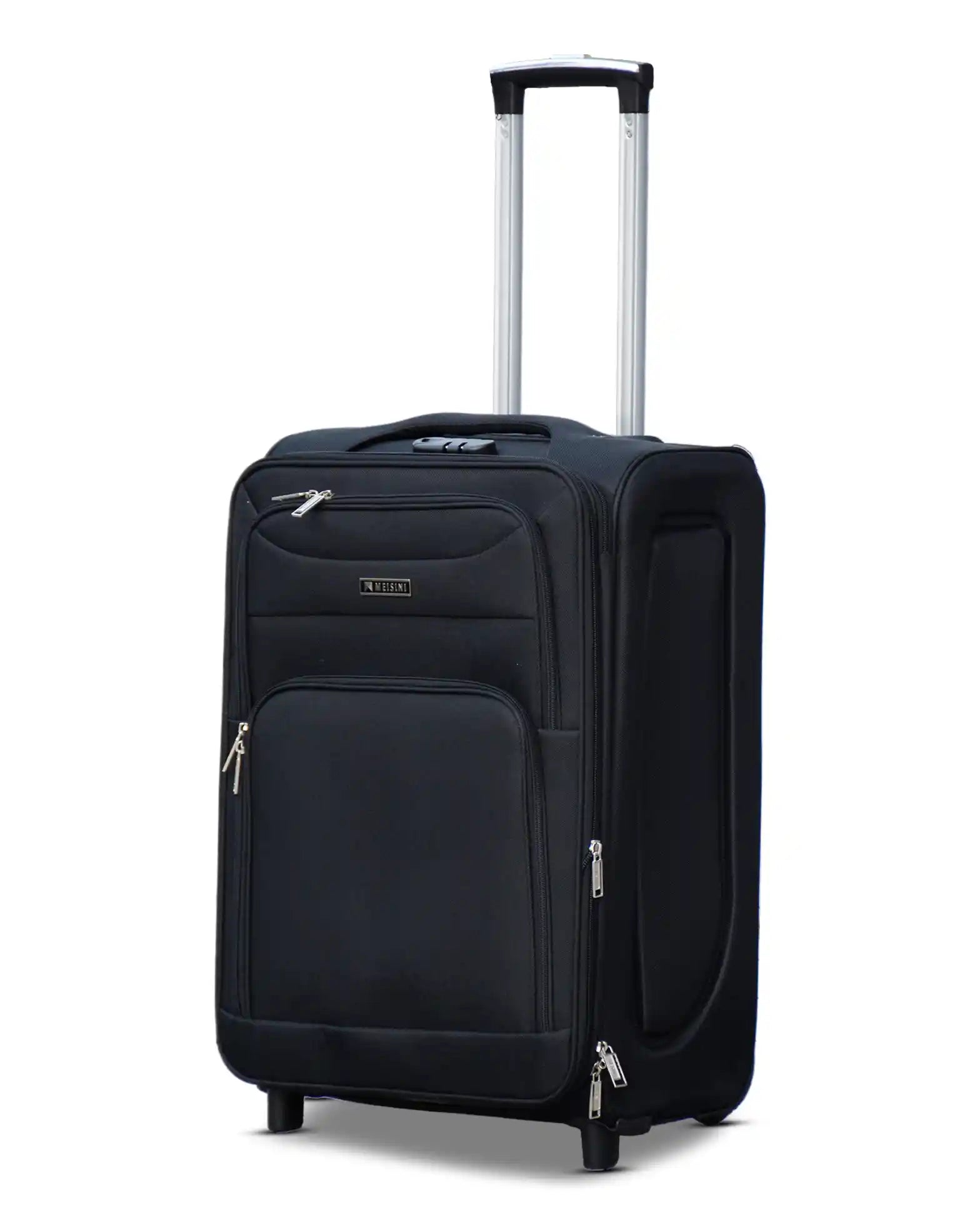 3 Piece Set 20, 24, 28 Inch LP 2 Wheel Lightweight Soft Material Luggage Bags with Smooth Wheels