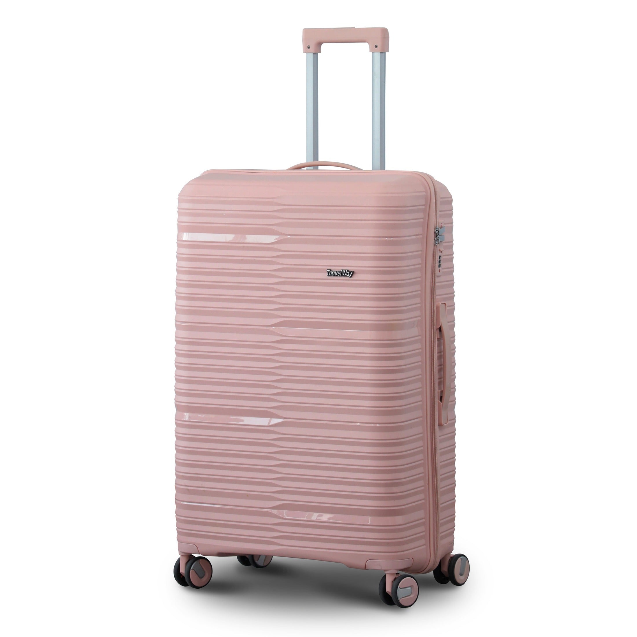 28" Travel Way PP Unbreakable Luggage Bag With Double Spinner Wheel