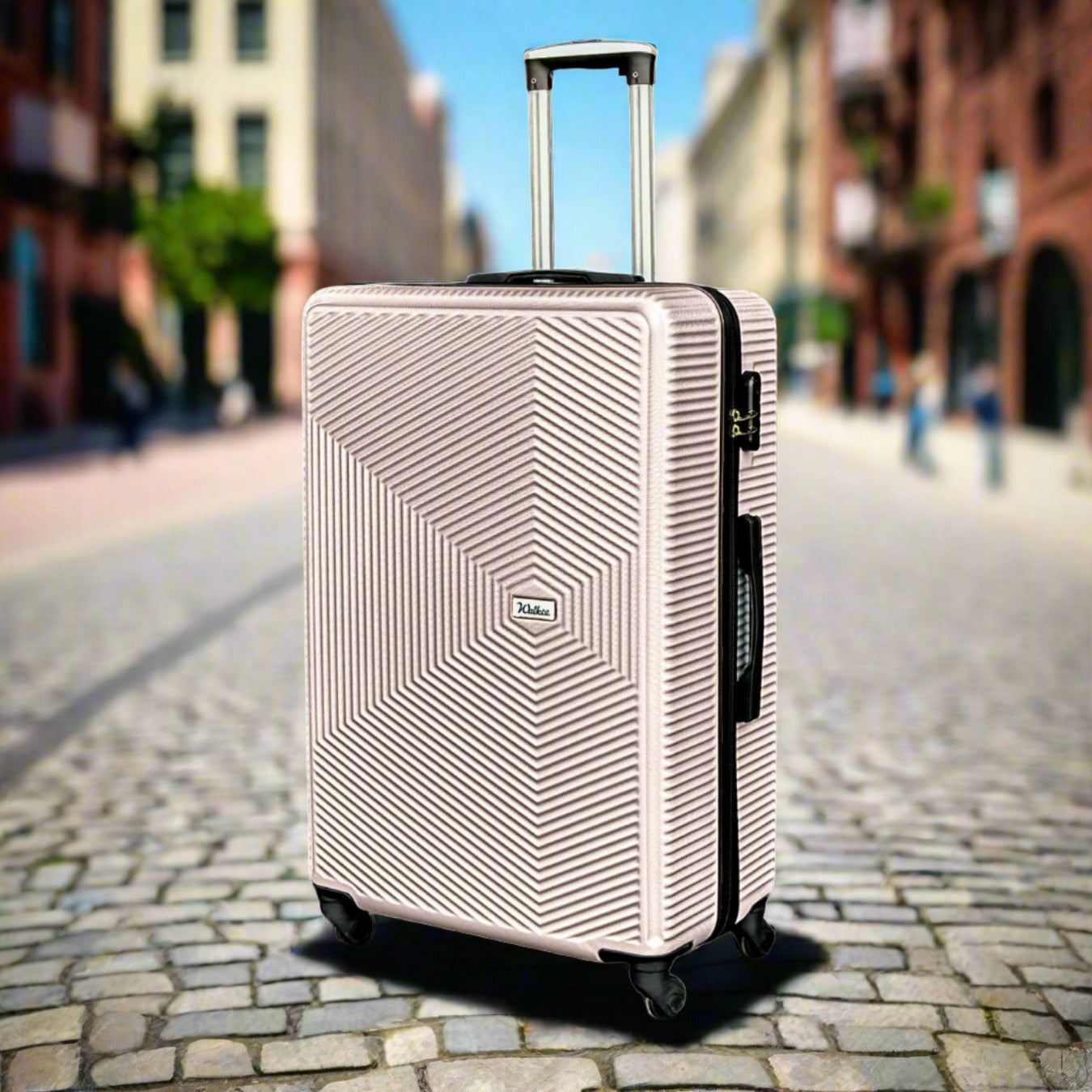 28 Inches Venice ABS Lightweight Luggage Bags with Spinner Wheels Zaappy