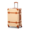28 Inch Corner Guard ABS Lightweight Classic Vintage Luggage Bag with Spinner Wheels