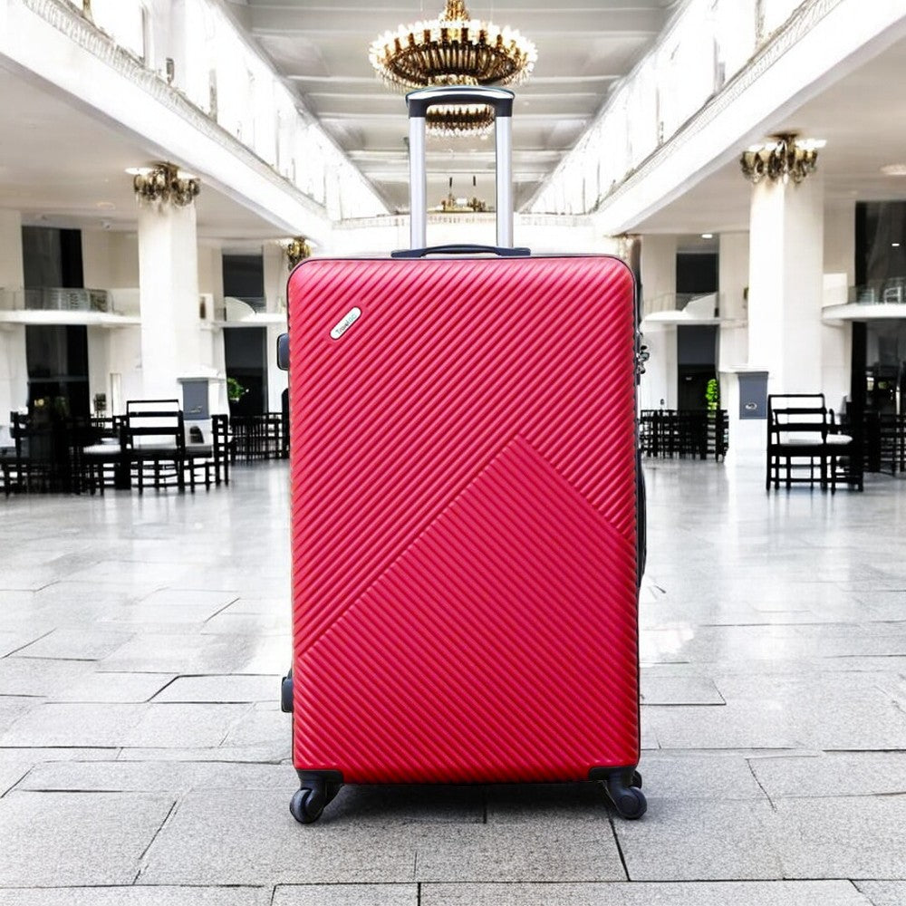 32 Inch TravelGo ABS Lightweight Luggage Bags with Spinner Wheels