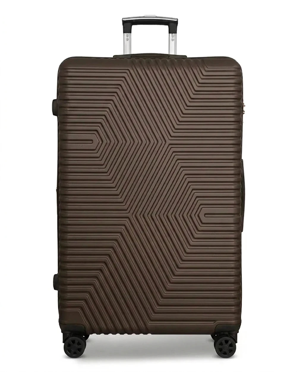 Zig Zag ABS Lightweight Luggage Bag With Double Spinner Wheel | 4 Piece Set 20, 24, 28, 32 Inches