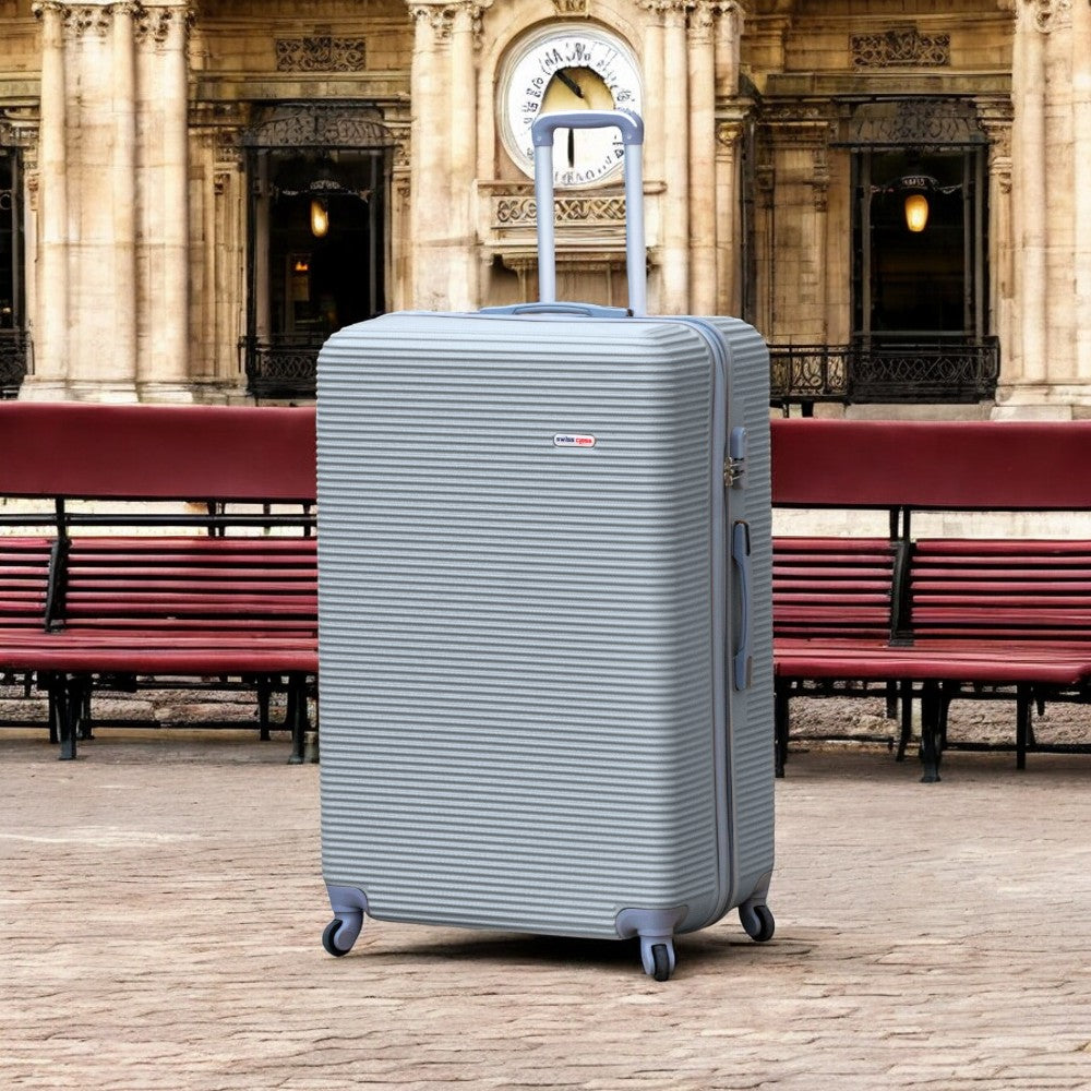 32 inch Swiss Class Line ABS Expandable Checked Luggage | Lightweight Bag with Spinner Wheels