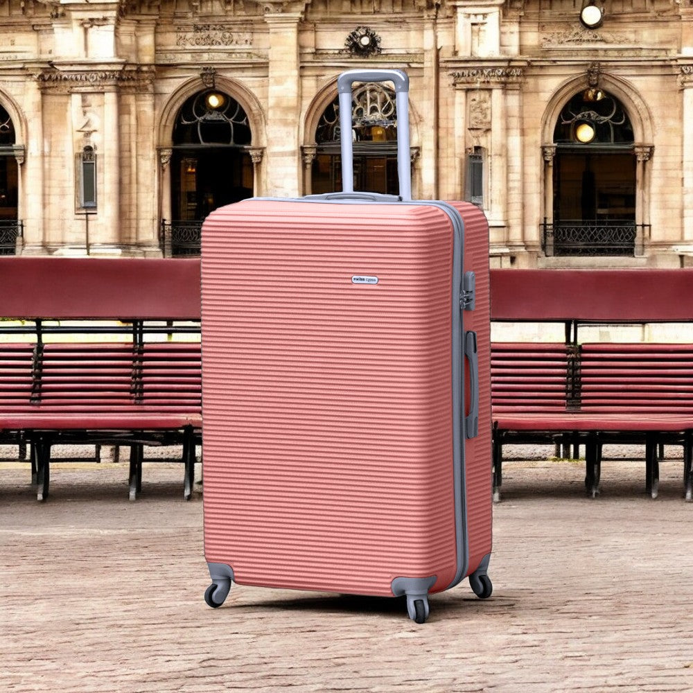 32 inch Swiss Class Line ABS Expandable Checked Luggage | Lightweight Bag with Spinner Wheels