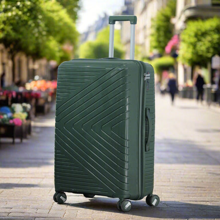 Crossline PP Unbreakable Luggage Bag With Double Spinner Wheel | 3 Piece Set 20, 24 and 28 Inches