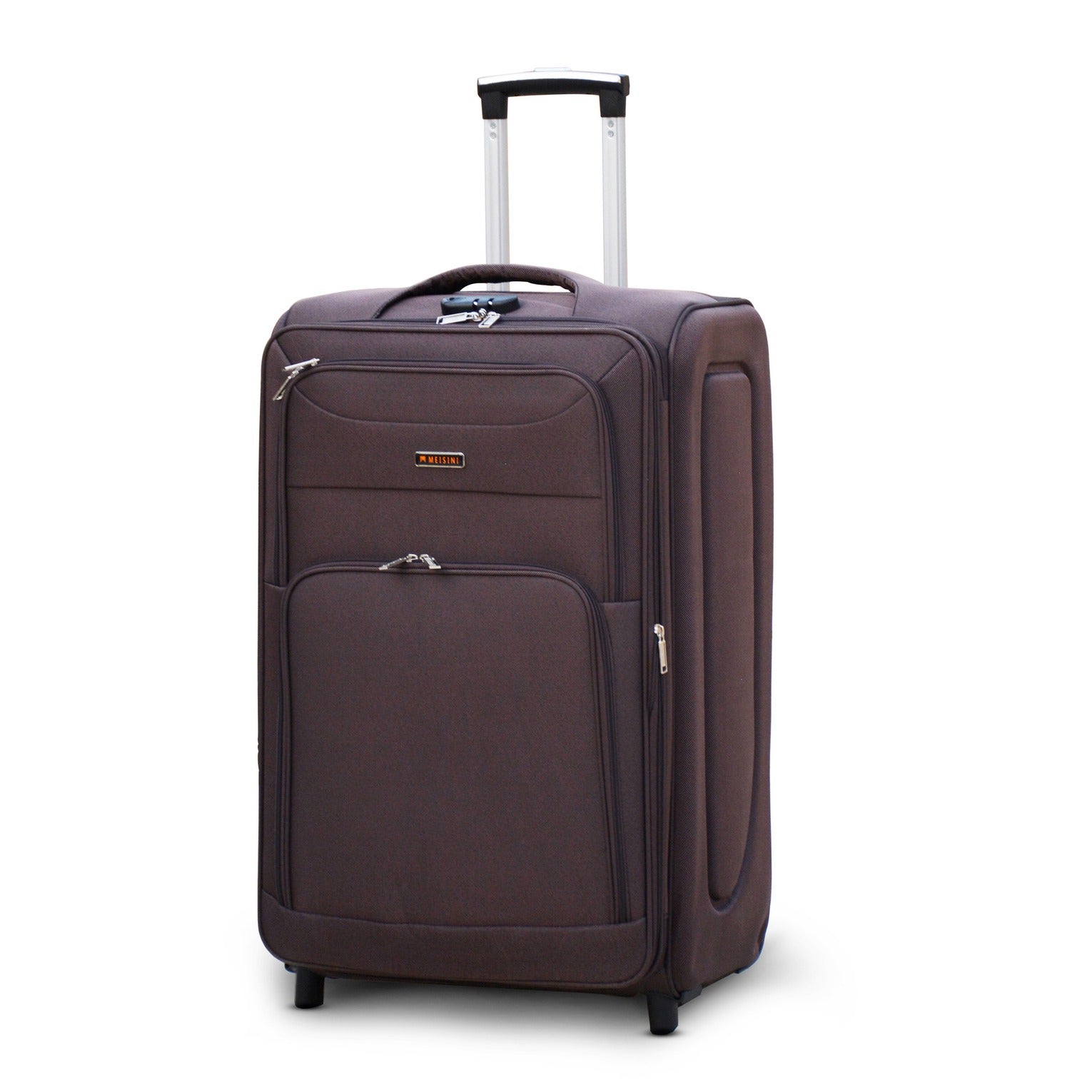 28" Coffee Colour LP 2 Wheel 0161 Luggage Lightweight Soft Material Trolley Bag