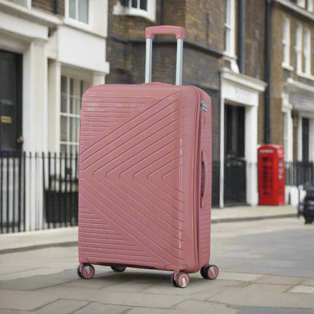Crossline PP Unbreakable Luggage Bag With Double Spinner Wheel | 3 Piece Set 20, 24 and 28 Inches