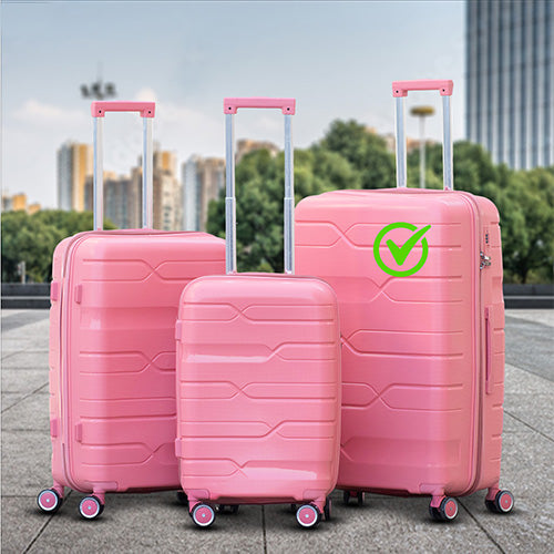 Chile PP Unbreakable Luggage Bag with Double Spinner Wheel | 20, 24, 28 Inches