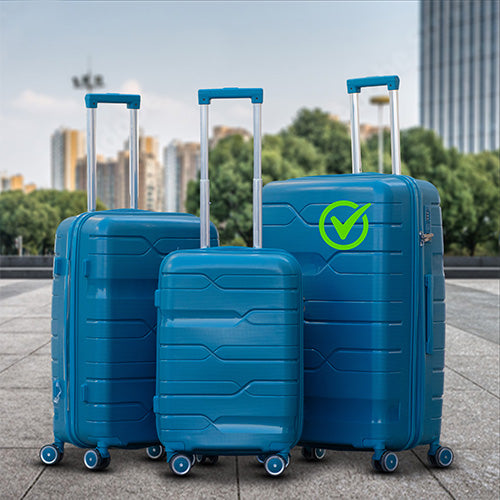 Chile PP Unbreakable Luggage Bag with Double Spinner Wheel | 20, 24, 28 Inches