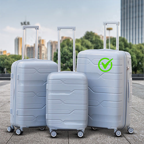 Chile PP Unbreakable Luggage Bag with Double Spinner Wheel | 20, 24, 28 Inches