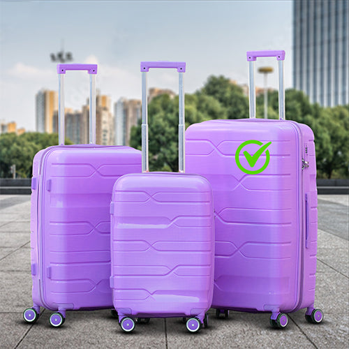 Chile PP Unbreakable Luggage Bag with Double Spinner Wheel | 20, 24, 28 Inches