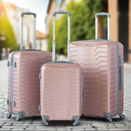 Swiss Class Lightweight ABS Luggage Bags with Spinner Wheels | 20, 24 and 28 Inches