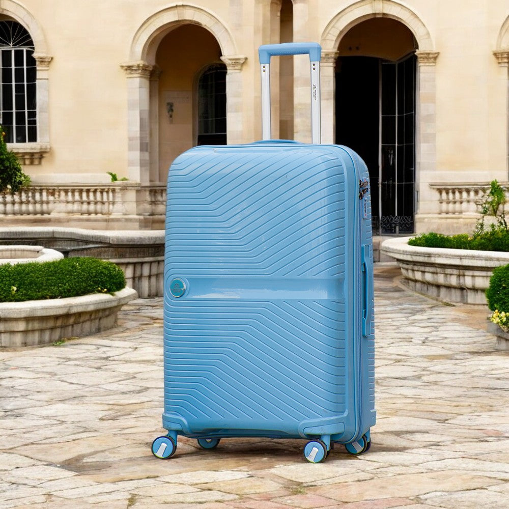 28" Miami PP Unbreakable Luggage Bag with Double Spinner Wheels | Lightweight Hard Case Trolley