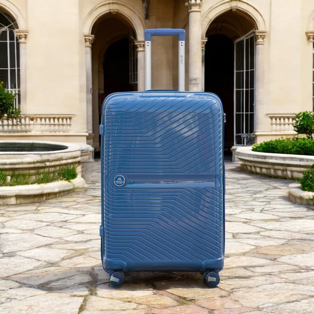 28" Miami PP Unbreakable Luggage Bag with Double Spinner Wheels | Lightweight Hard Case Trolley