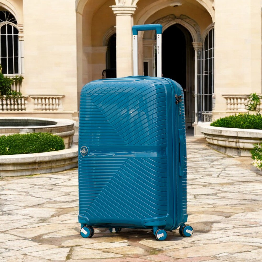 28" Miami PP Unbreakable Luggage Bag with Double Spinner Wheels | Lightweight Hard Case Trolley