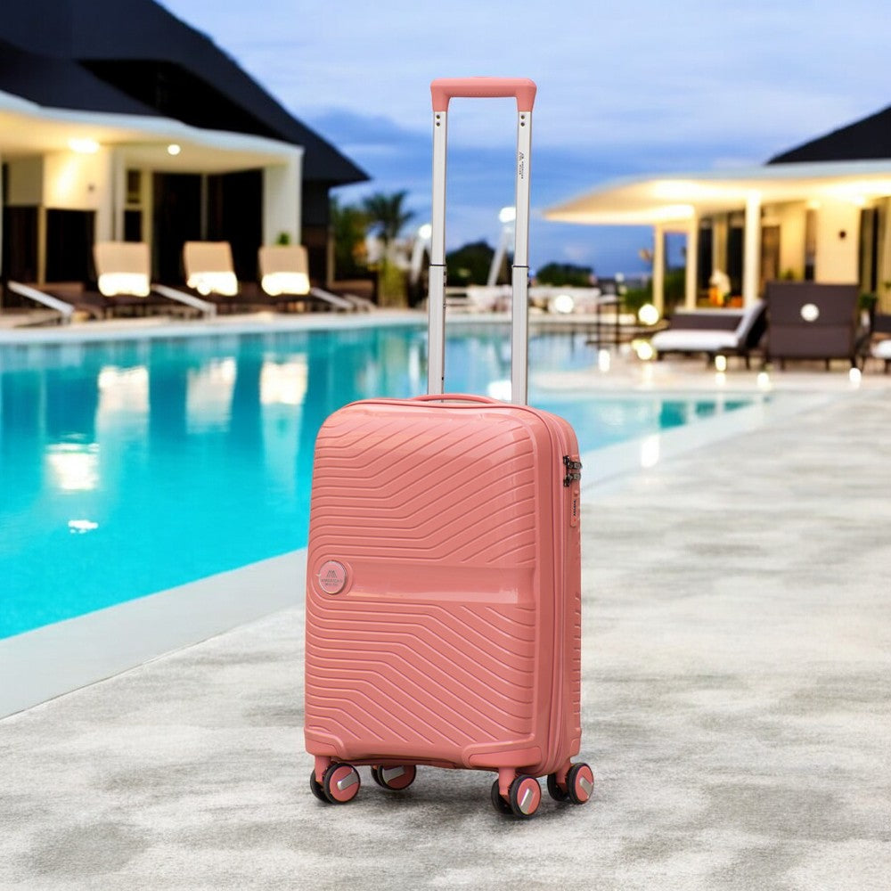 20" Miami PP Unbreakable Luggage Bag with Double Spinner Wheels | Lightweight Hard Case Trolley