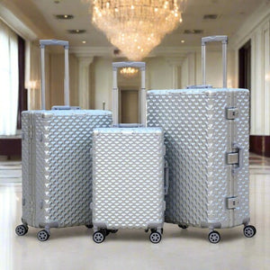 3D Diamond Hard Shell without Zipper TSA Luggage | 3 Piece Set 20