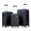 ABS Line Lightweight Luggage Bag with Double Spinner Wheel | 3 Piece Set 20, 24 and 28 Inches