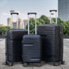 Swiss Class Unbreakable PP Luggage Bags with Double Spinner Wheels | 20, 24, 28 Inches