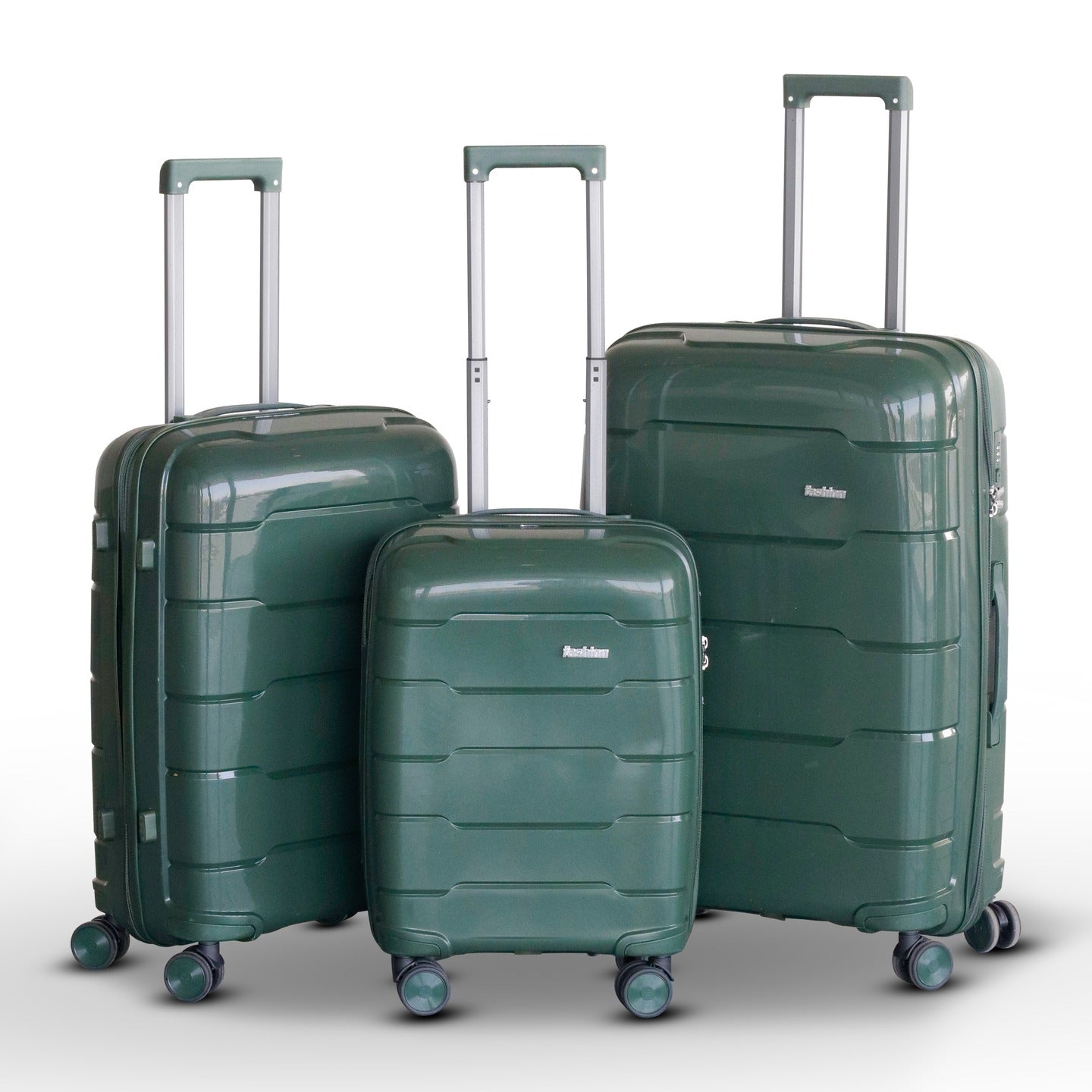 Ceramic Smooth PP Lightweight Luggage Bag with Double Spinner Wheel | 20, 24, 28 Inches Zaappy