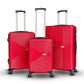 3 Piece Set 20" 24" 28 Inches Venice ABS Lightweight Travel Luggage Bag with Spinner Wheel Zaappy
