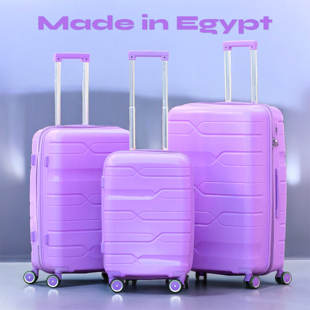 Chile PP Unbreakable Luggage Bag with Double Spinner Wheel | 20, 24, 28 Inches