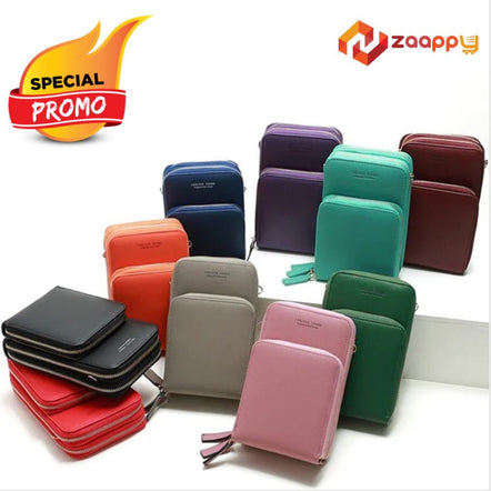 Cross Body Fashion Bag | 3 Zipper Sling Bag