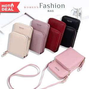 Forever Young Fashion 2 Zipper Sling Bag - Women Stylish Small sling Bag