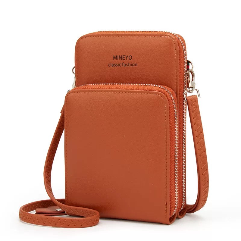 Forever Young 3 Zipper Cross Body Sling Bag For Women