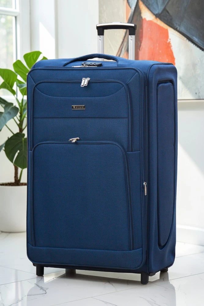 4 Piece Set 20,24,28 and 32 Inches LP 4 Wheel Lightweight Soft Material Luggage Bags with Spinner Wheels