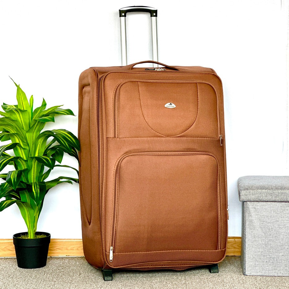 Big Size Lightweight 2 Wheel Soft Material Luggage Bag | 32" Size 36-40 Kg Capacity