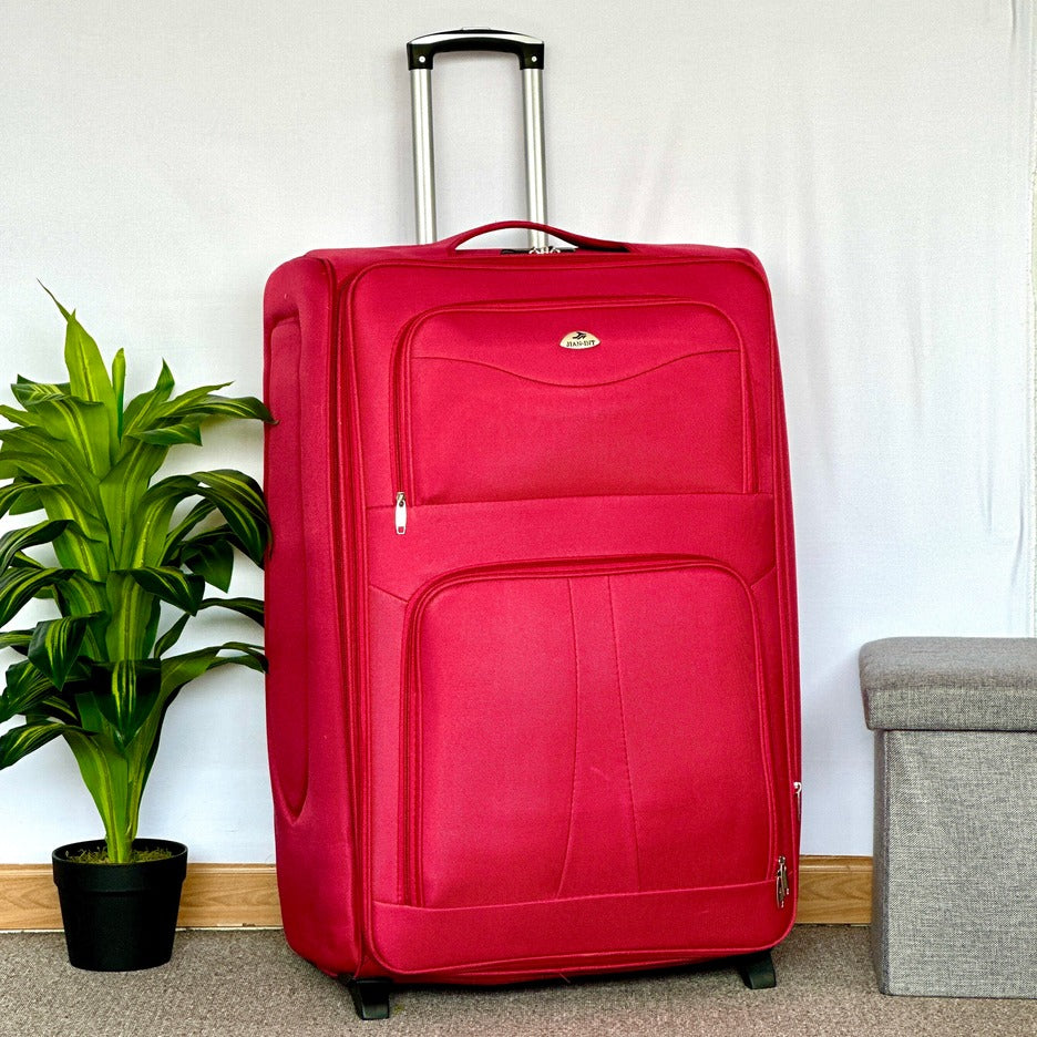 Big Size Lightweight 2 Wheel Soft Material Luggage Bag | 32" Size 36-40 Kg Capacity