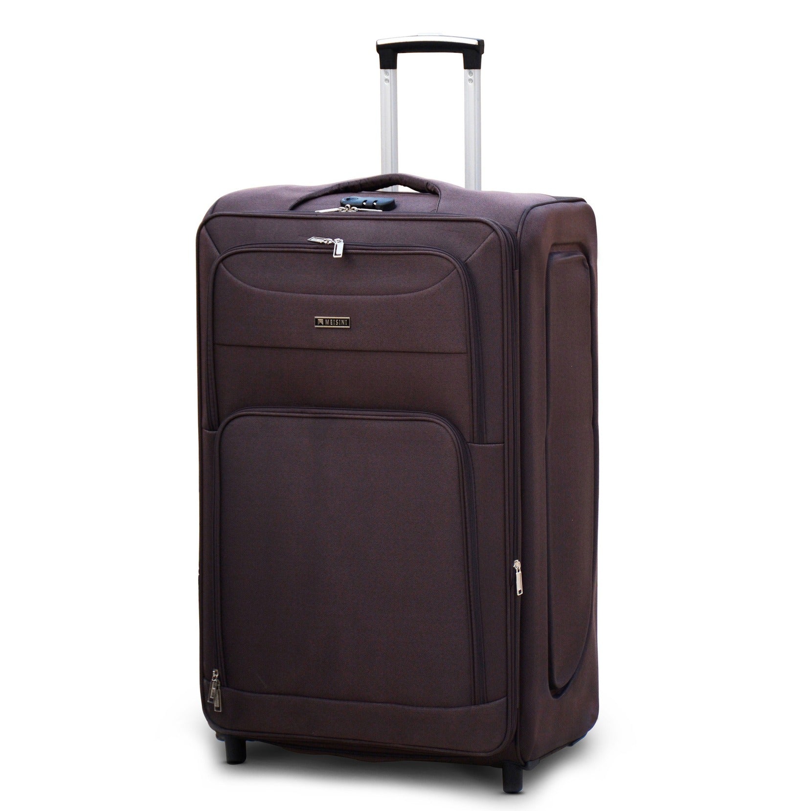 4 Piece Full Set 20" 24" 28" 32 Inches Coffee Colour LP 2 Wheel 0161 Lightweight Soft Material Luggage Bag