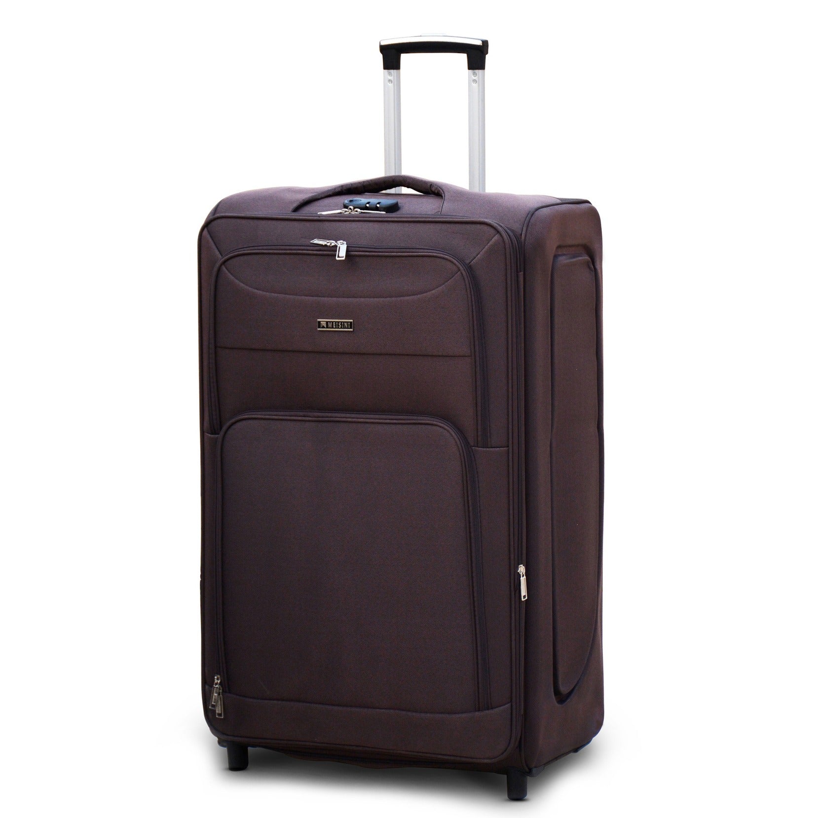  Coffee Colour LP 2 Wheel 0161 Lightweight Soft Material Luggage Bag Zaappy