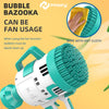 108-Hole Colorful Light Bubble Machine | Electric Soap Water Gun | Magic Bubble Gun for Kids, Wedding Bubble Maker, Summer Toy with Rechargeable Battery and LED Lights