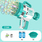 108-Hole Colorful Light Bubble Machine | Electric Soap Water Gun | Magic Bubble Gun for Kids, Wedding Bubble Maker, Summer Toy with Rechargeable Battery and LED Lights