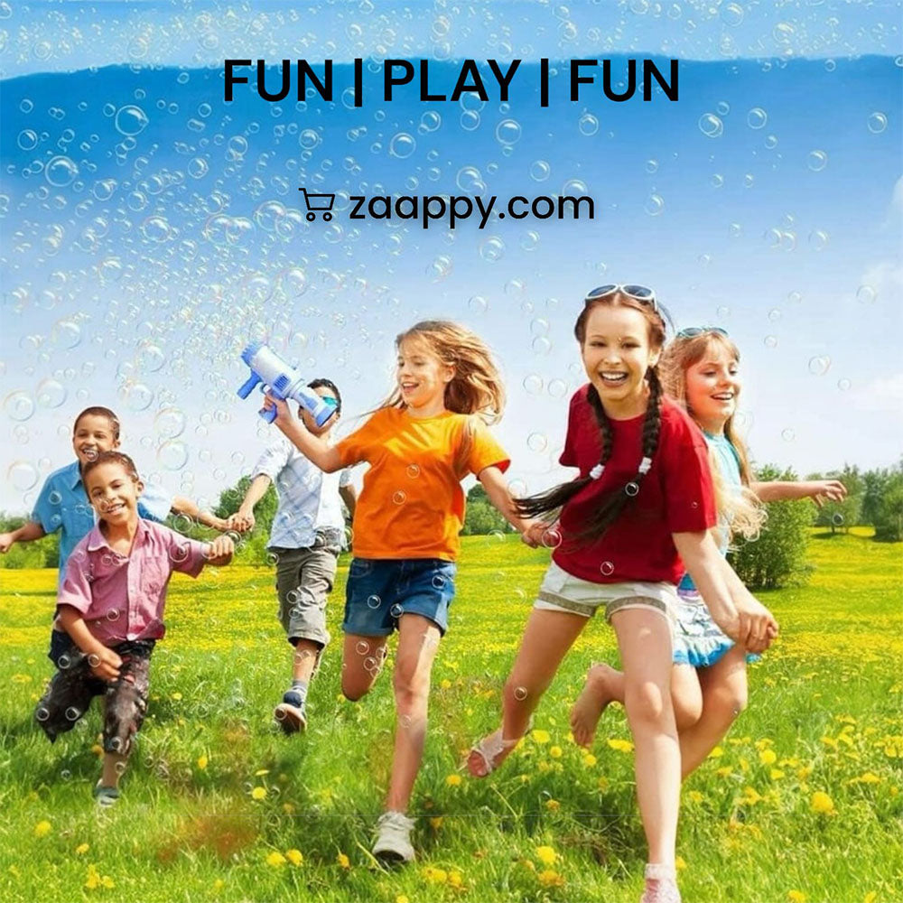 108-Hole Colorful Light Bubble Machine | Electric Soap Water Gun | Magic Bubble Gun for Kids, Wedding Bubble Maker, Summer Toy with Rechargeable Battery and LED Lights