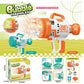 108-Hole Colorful Light Bubble Machine | Electric Soap Water Gun | Magic Bubble Gun for Kids, Wedding Bubble Maker, Summer Toy with Rechargeable Battery and LED Lights