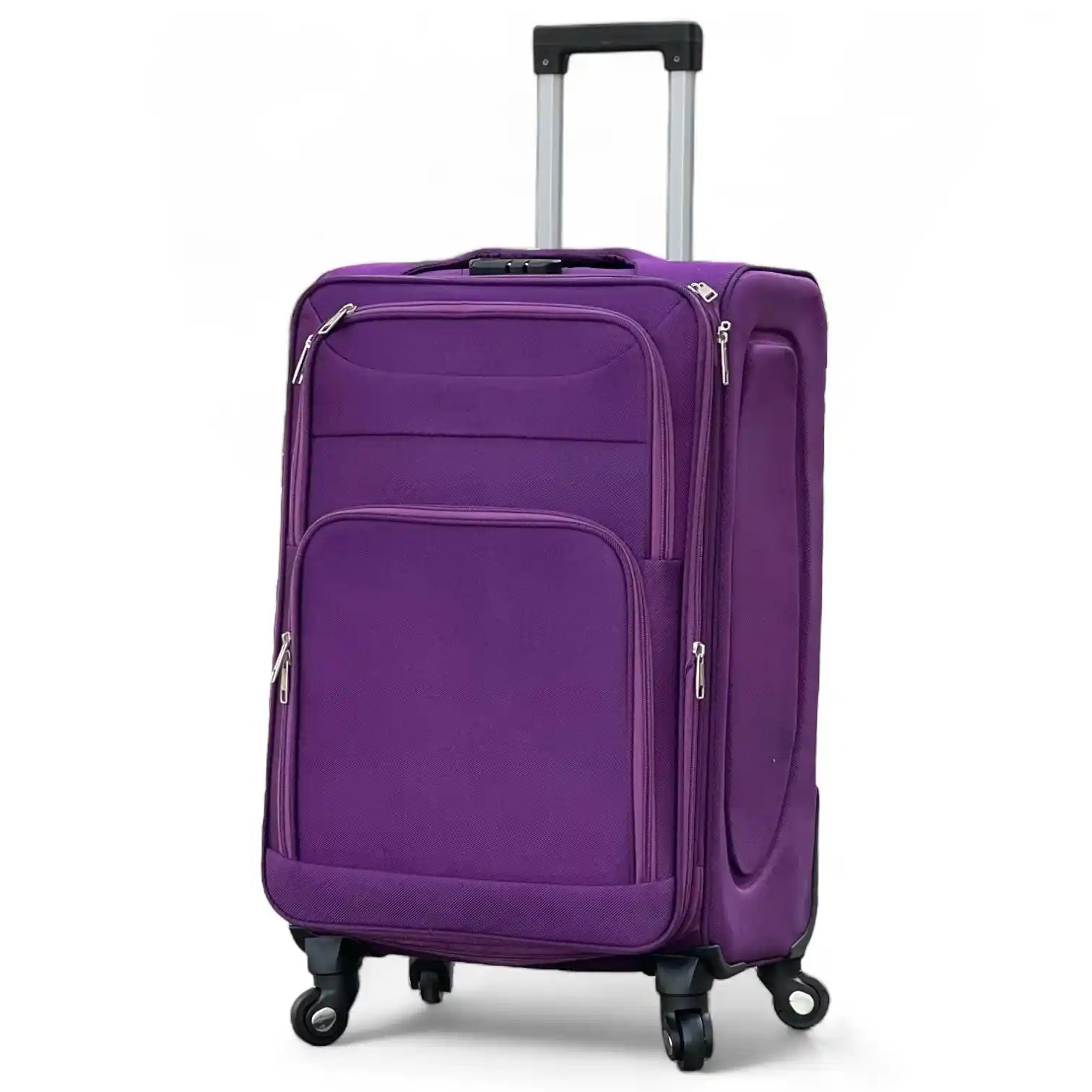 4 Piece Set 20,24,28 and 32 Inches LP 4 Wheel Lightweight Soft Material Luggage Bags with Spinner Wheels