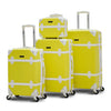 4 Pcs Set 7” 20” 24” 28 Inches Yellow Corner Guard ABS Lightweight Luggage Bag