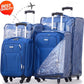 4 Piece Full Set Soft Material 4 Wheel Premium Luggage Bag with Full Cover C1