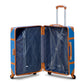 spinner wheel lightweight luggage 28 inch blue trolley top with number lock system Zaappy UAE