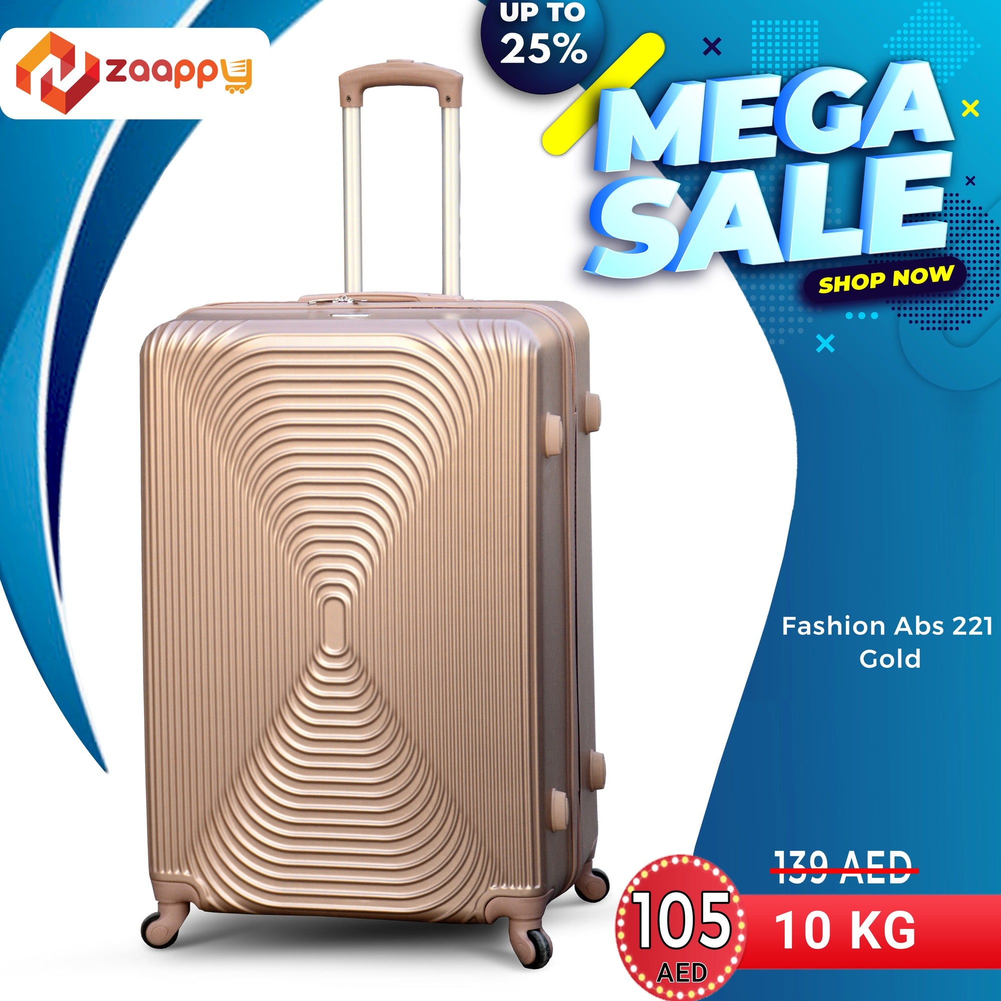 Mega Sale | Lightweight Fashion Abs Luggage | Hard Case | 28 inches, 30-35 kg | 2 Year Warranty