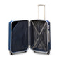 3 Pcs Set 20” 24” 28 Inches Skyline ABS Blue Lightweight ABS Luggage | Hard Case Trolley Bag zaappy uae