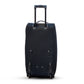 Wheeled Black Material Duffel Bag | Handle to Carry  Travel Capacity Duffel Bag | Duffel Bag With Wheel Black -0050