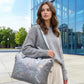 ABC Printed Expandable Lightweight Outdoor Bag with Luggage Handle Sleeve - Water Resistant