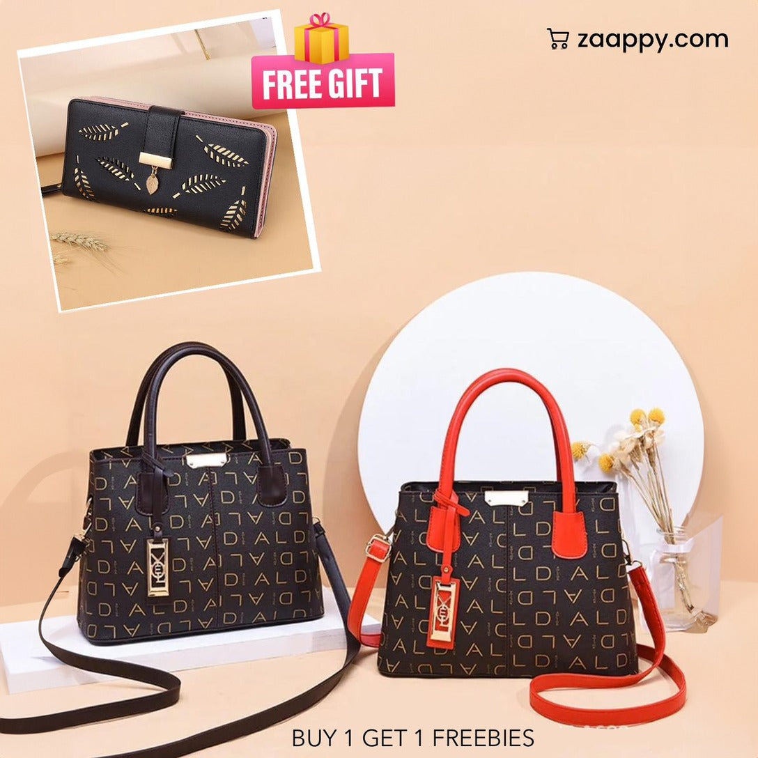 Buy 1 Get 1 Freebie Clutch Card Holder Purse with ALD Tote Shoulder Bag