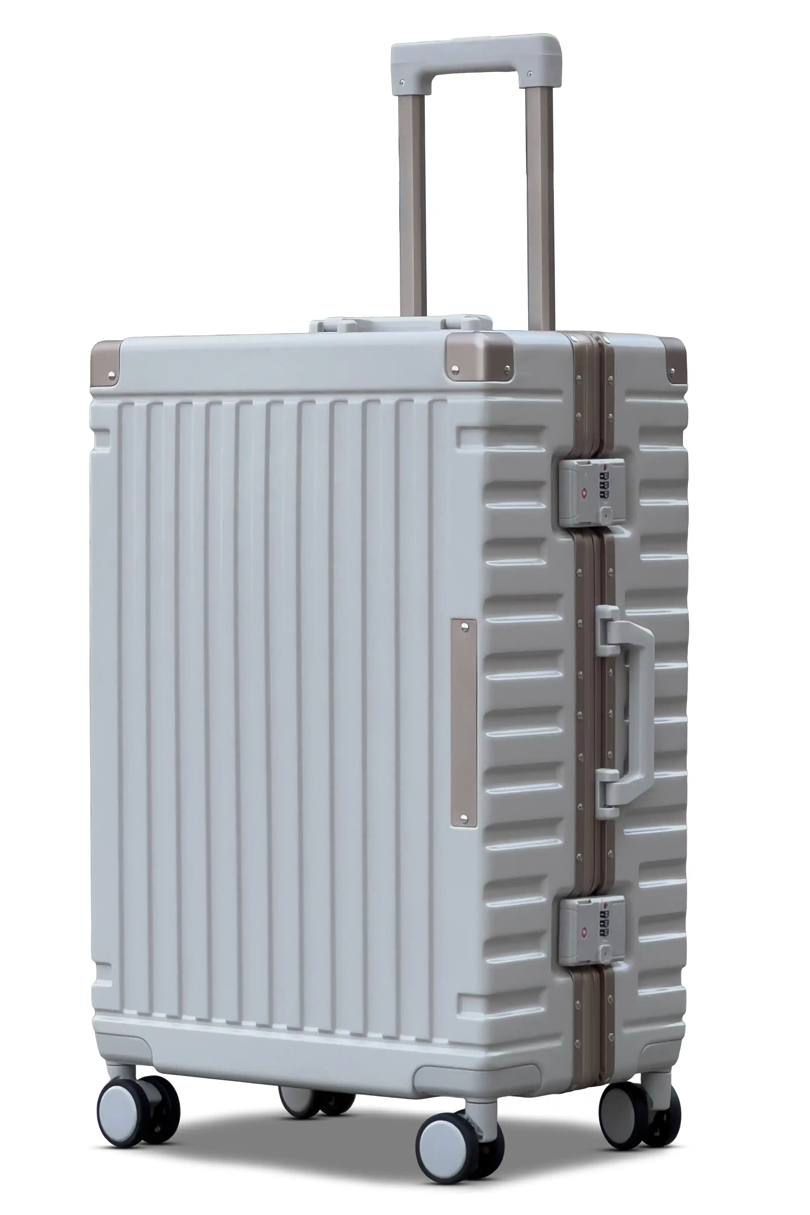 Aeris Aluminium Framed Lightweight 3 Pcs Set (20/24/28 Inch) Luggage Bags with Smooth Spinner Wheels